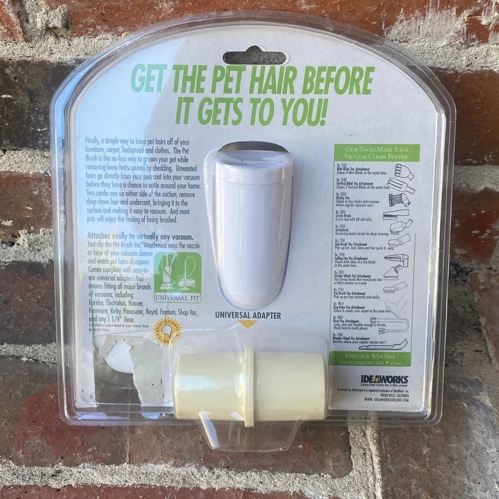 Pet brush Vac Attachment